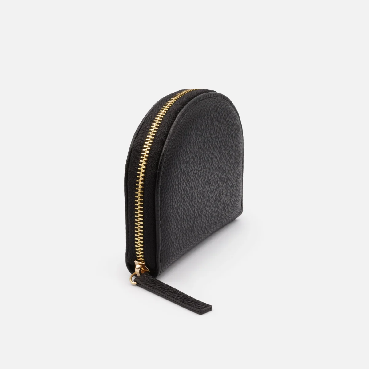 Portefeuille Demi-Lune Noir en PU – Image 3