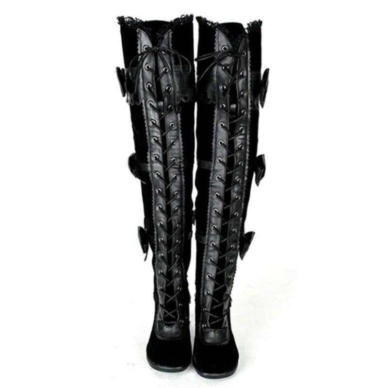 Bottes Steampunk Dentelle – Image 2
