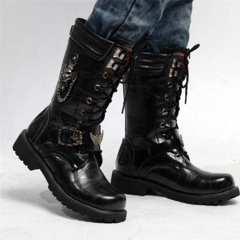 Bottes Steampunk Gothique Tête de Mort – Image 6
