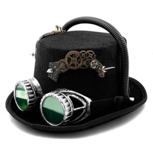 Chapeau Steampunk avec Mécanismes